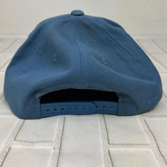 RVCA Hat Navigate Light Blue Mens Baseball Cap Domestic Snapback Logo - Picture 5 of 10